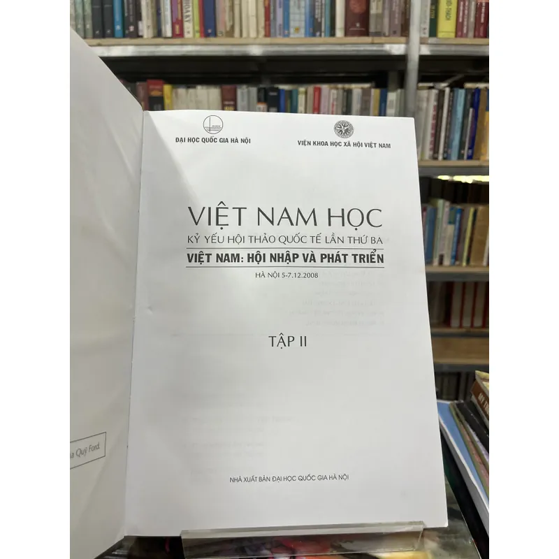 VIỆT NAM HỌC( tập II) 702607