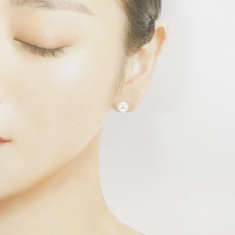 K14WG Bông tai ngọc trai Akoya 7.6mm - Hàng hiệu Chính hãng 866008