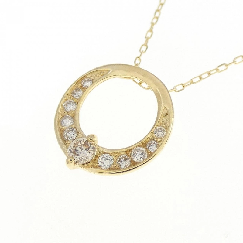 Dây chuyền kim cương K18YG 0.10CT - Hàng hiệu Chính hãng 867605