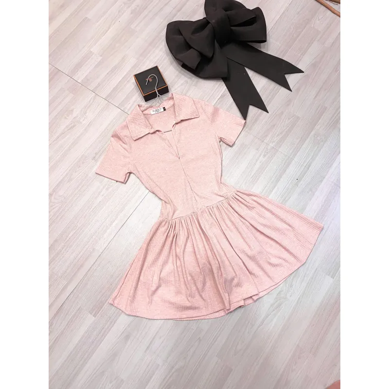 Váy Đầm cổ khóa kéo dáng xòe 569237