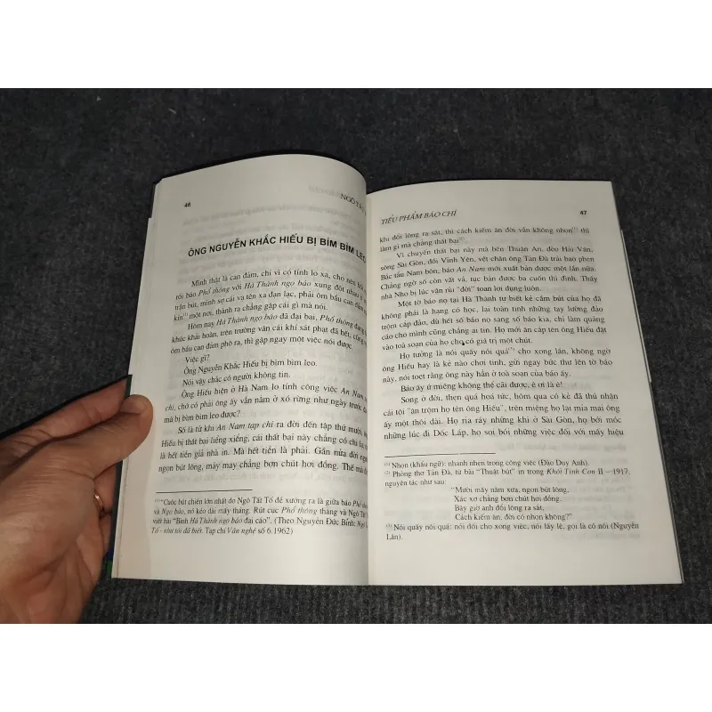 TIỂU PHẨM BÁO CHÍ NGÔ TẤT TỐ 991054