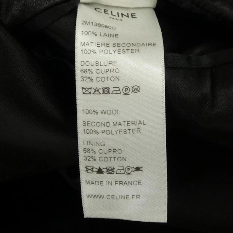 Celine CELINE 2M138980C Thời kỳ Eddie Áo khoác - Hàng hiệu Chính hãng 821700