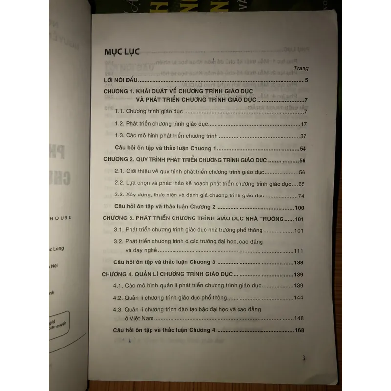 Phát triển và quản lí chương trình giáo dục 599025