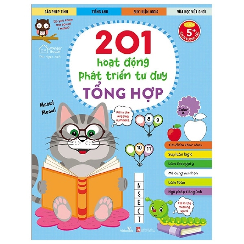 201 Hoạt Động Phát Triển Tư Duy - Tổng Hợp - Wonder House 453812