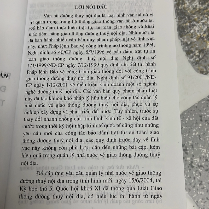 [luật - chính trị] Bảo đảm trật tự, an toàn giao thông thuỷ nội địa 543057