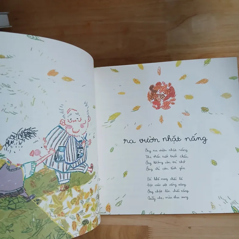 Ra Vườn Nhặt Nắng - Thơ Nguyễn Thế Hoàng Linh, Lá vẽ 589814