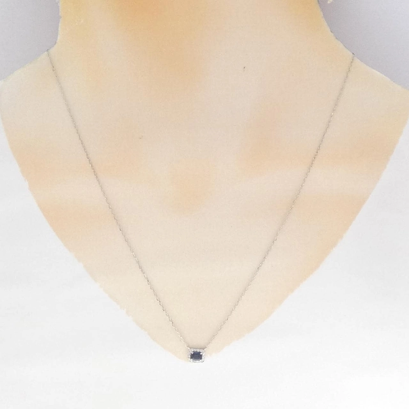 Dây chuyền Sapphire PT900/PT850 0.29CT - Hàng hiệu Chính hãng 856493