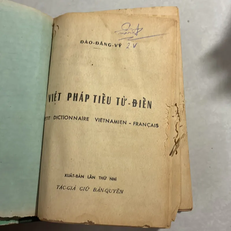 Việt Pháp tự điển - Đào Đăng Vỹ 720623
