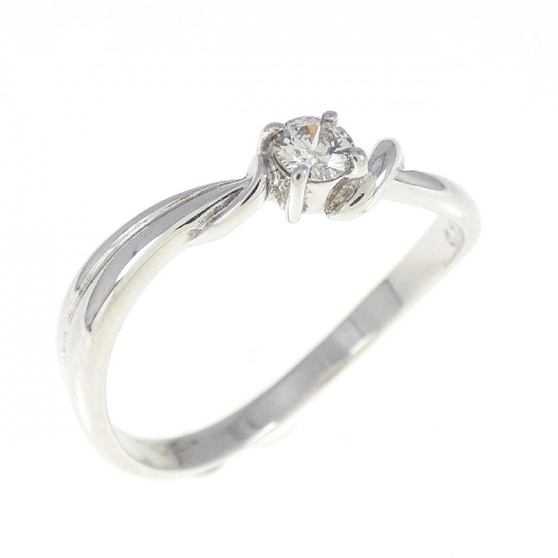 Nhẫn kim cương K18WG 0.10CT 672730