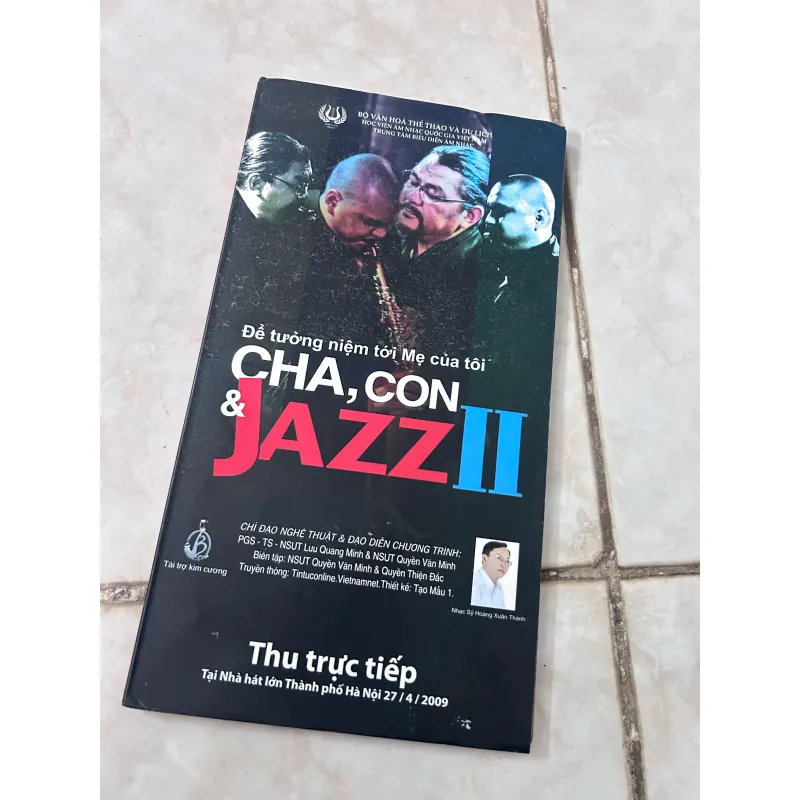 Bộ đĩa CD Cha Con & Jazz - Quyền Văn Minh - Thu âm trực tiếp - Mới 90%, không trầy xước 997752