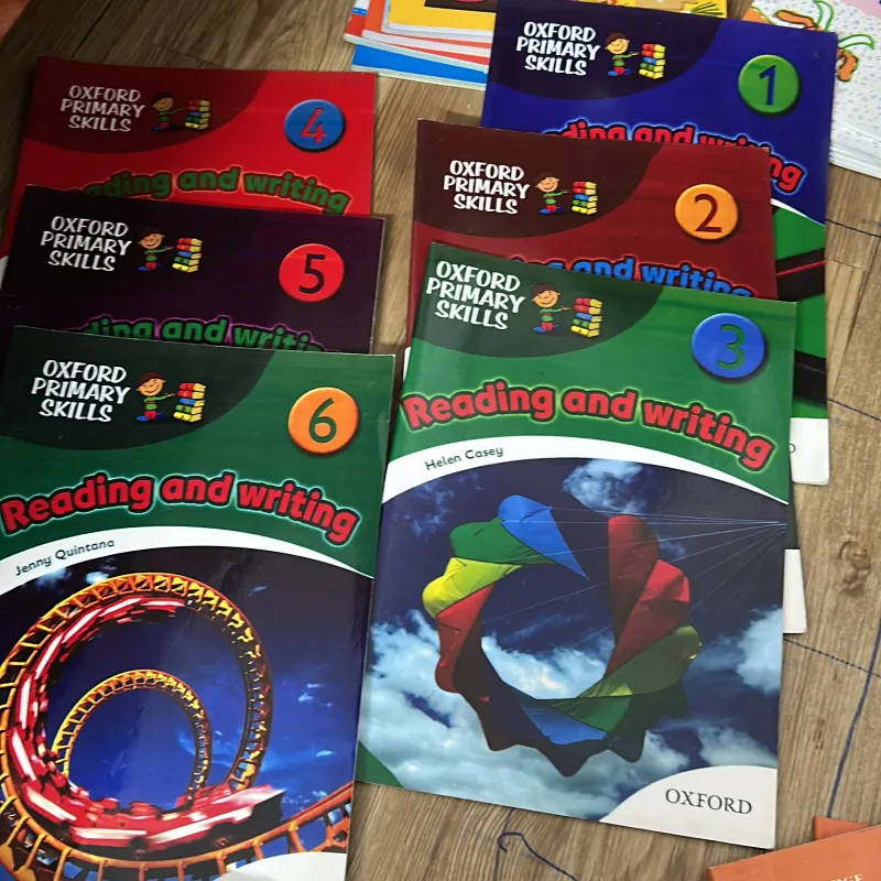 Bộ sách 6 quyển oxford Primary skill cho bé học Reading and writing 1031509