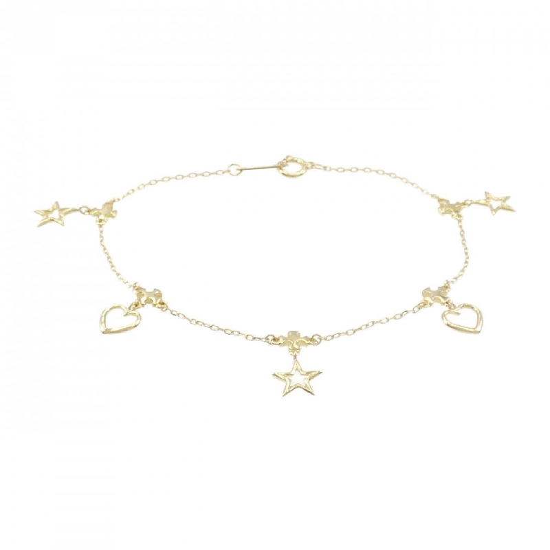K18YG Vòng tay hình trái tim và ngôi sao - Hàng hiệu Chính hãng 871187