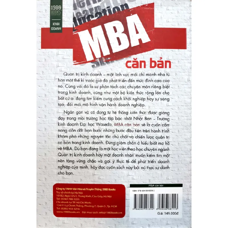 MBA Căn Bản - Waseda Business School 691426