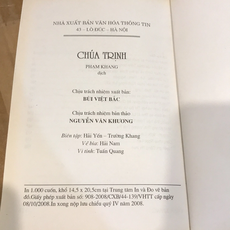 CHÚA TRỊNH (Kể chuyện Lịch Sử Việt Nam) 520819