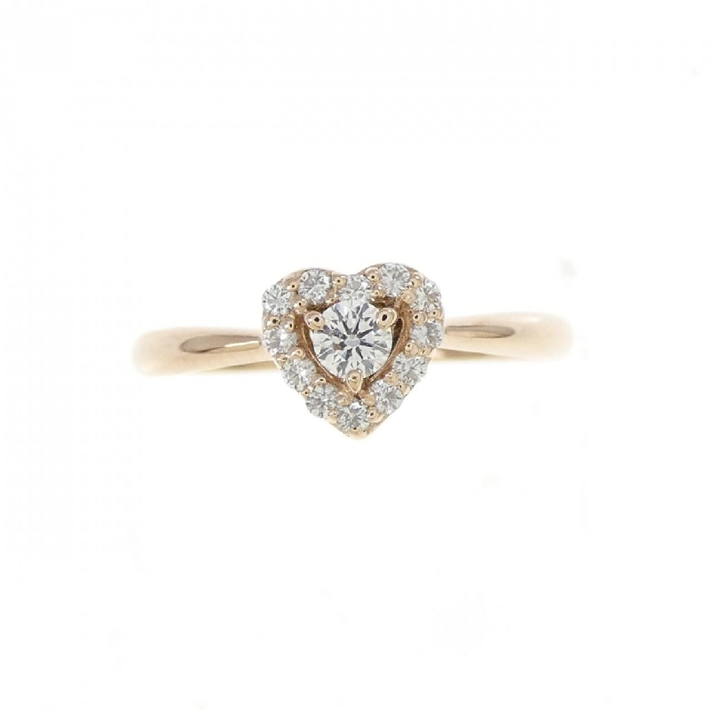 Nhẫn kim cương hình trái tim K18PG 0.131CT - Hàng hiệu Chính hãng 851833