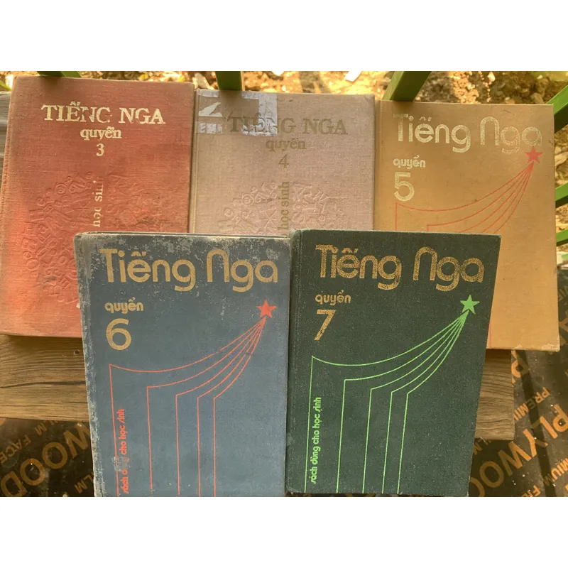 Sách học tiếng Nga, 3-4-5-6-7, bìa cứng, in ở Nga 712360