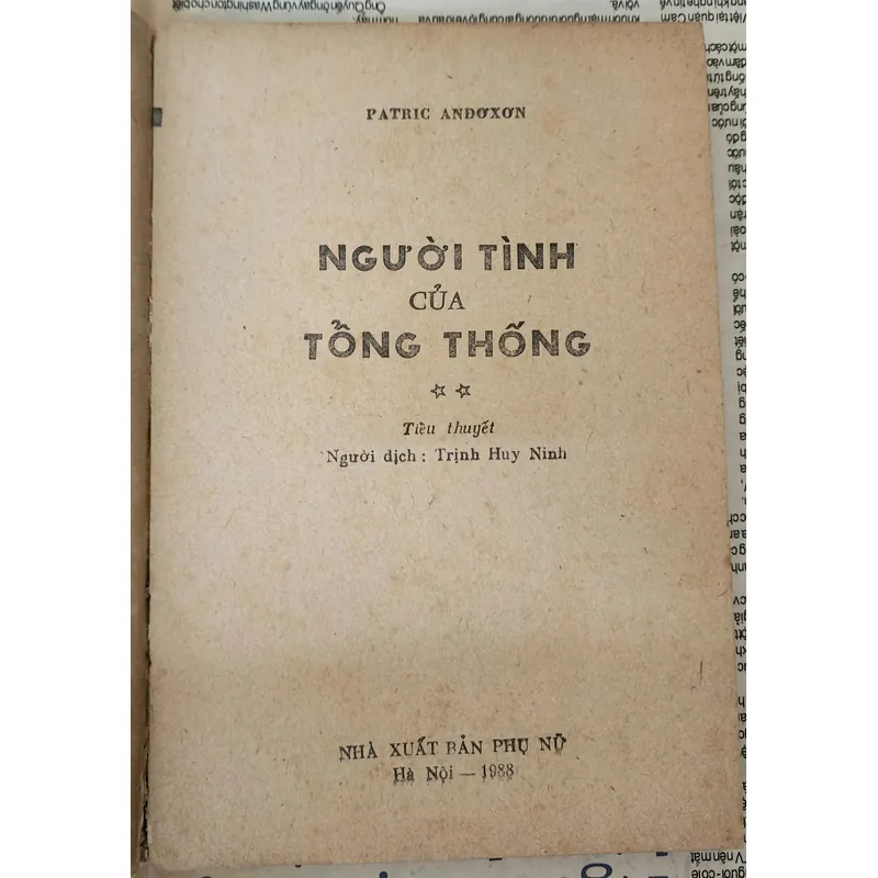 Trọn bộ 2 tập NGƯỜI TÌNH CỦA TỔNG THỐNG 703659