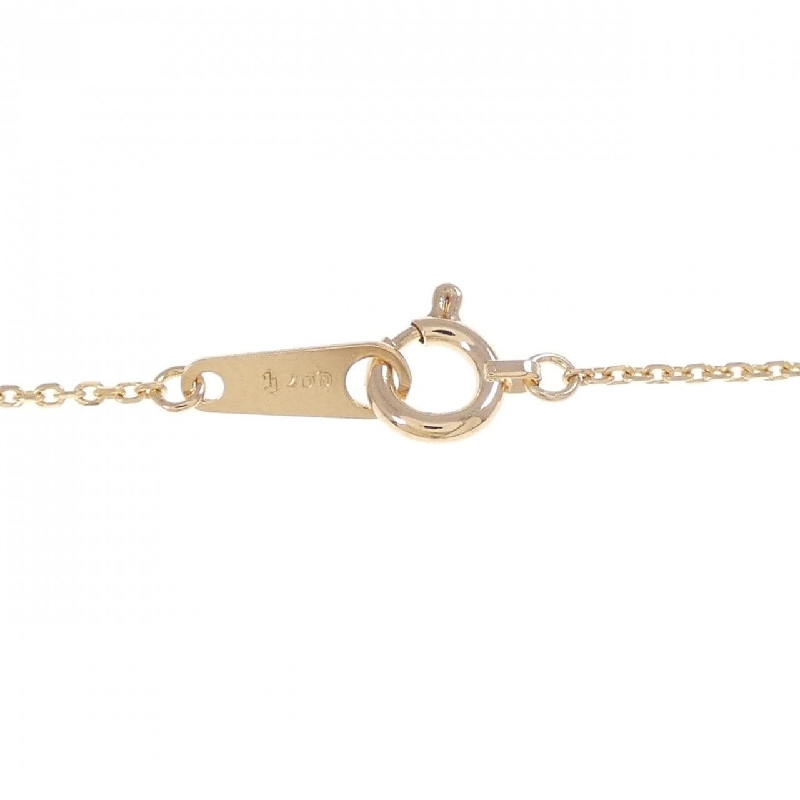 K18PG Chữ cái N Dây chuyền kim cương 0.07CT - Hàng hiệu Chính hãng 857636