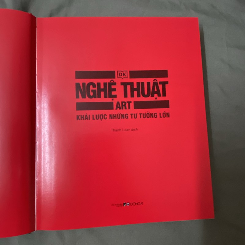 Sách Nghệ thuật - Khái lược những tư tưởng lớn (bìa cứng) 185306