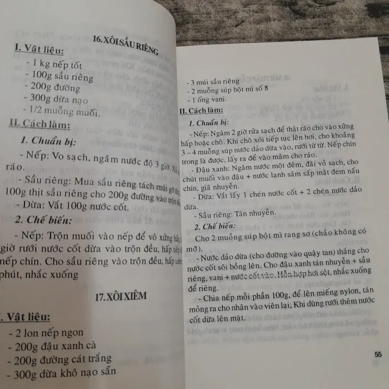 Các món ăn chế biến từ GẠO NẾP. TG Từ Trang 737806