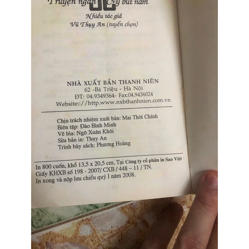 truyện ngắn 50 cây bút nam in năm 2008 470523