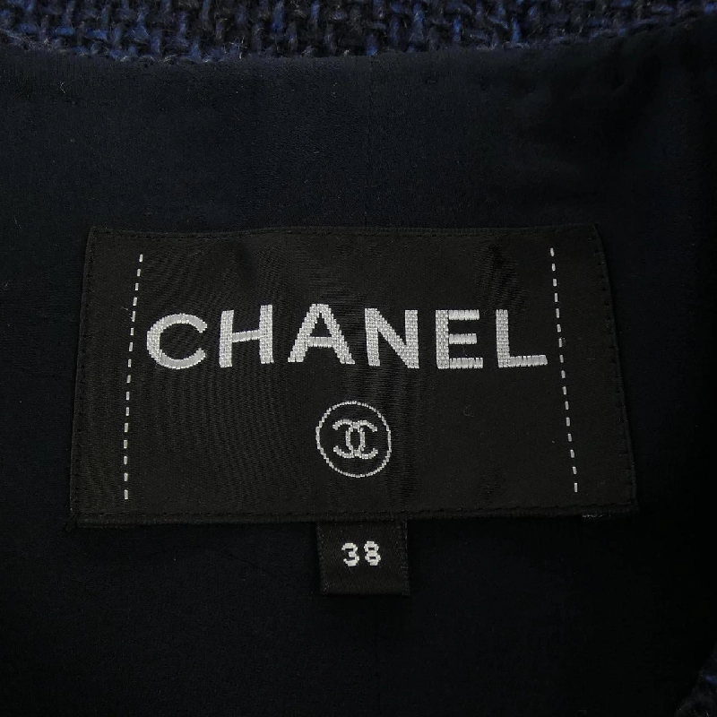 CHANEL P71190V37139 21B Áo khoác không cổ - Hàng hiệu Chính hãng 820848
