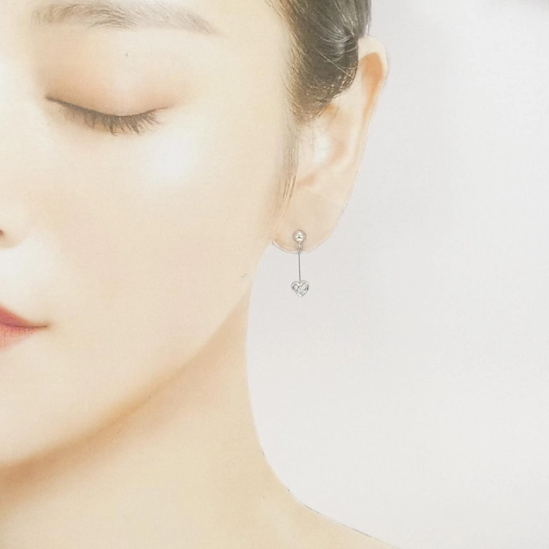 Bông tai kim cương hình trái tim PT900 0.10CT - Hàng hiệu chính hãng 868949