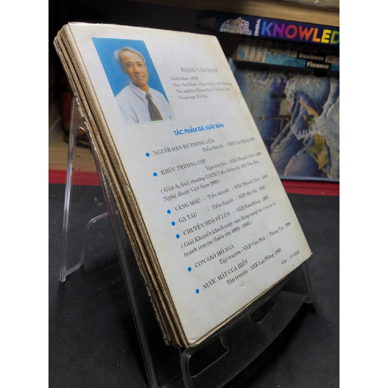 Nước mắt của biển 1997 mới 50% ố vàng Đặng Văn Sinh HPB0906 SÁCH VĂN HỌC 915227