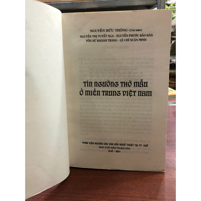 TÍN NGƯỠNG THỜ MẪU  Ở MIỀN TRUNG VIỆT NAM - Nguyễn Hữu Thông 466626