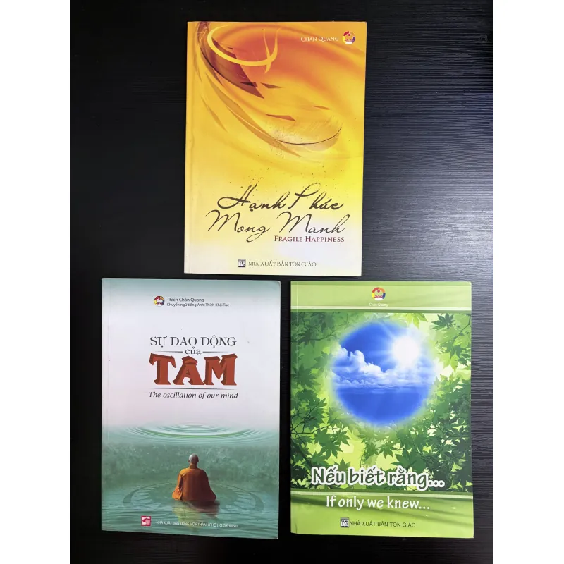 Combo 3 cuốn song ngữ: Hạnh Phúc Mong Manh-Sự Dao Động Của Tâm-Nếu Biết Rằng… 925576