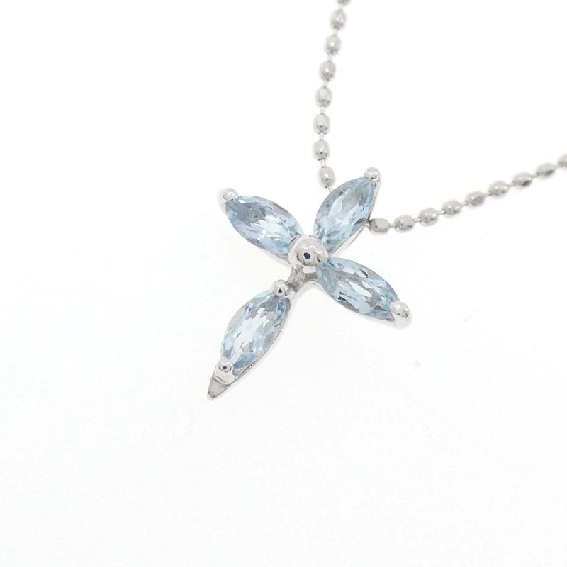 K18WG Nhẫn Aquamarine - Hàng hiệu Chính hãng 858506