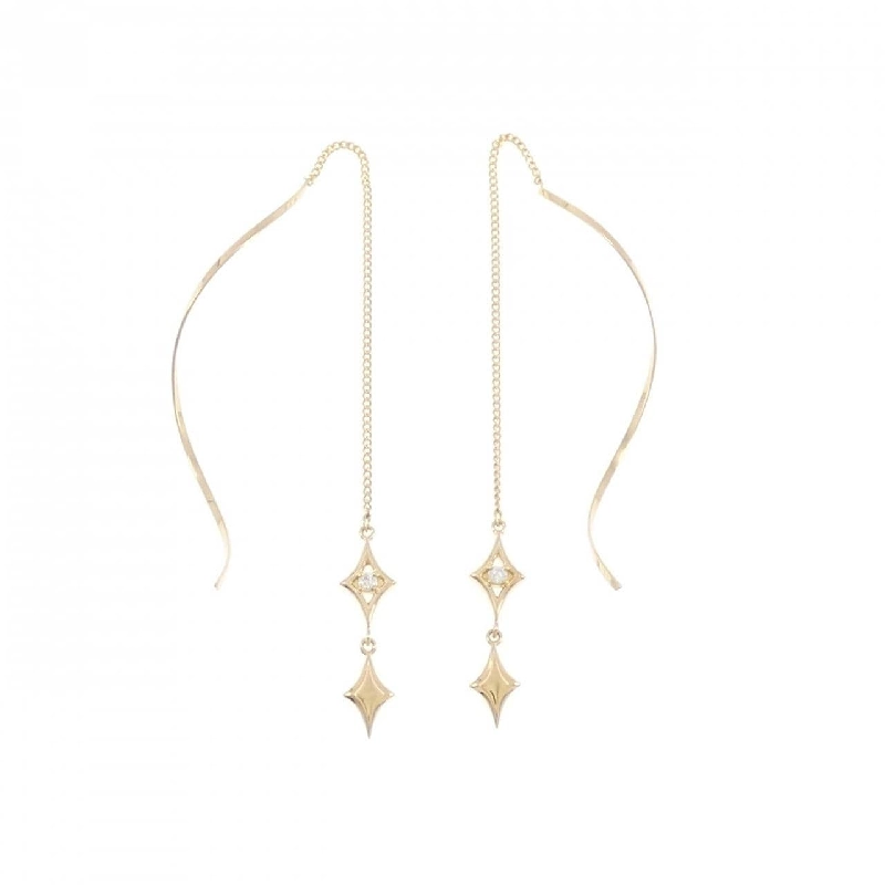 K18YG Bông tai kim cương - Hàng hiệu Chính hãng 874758