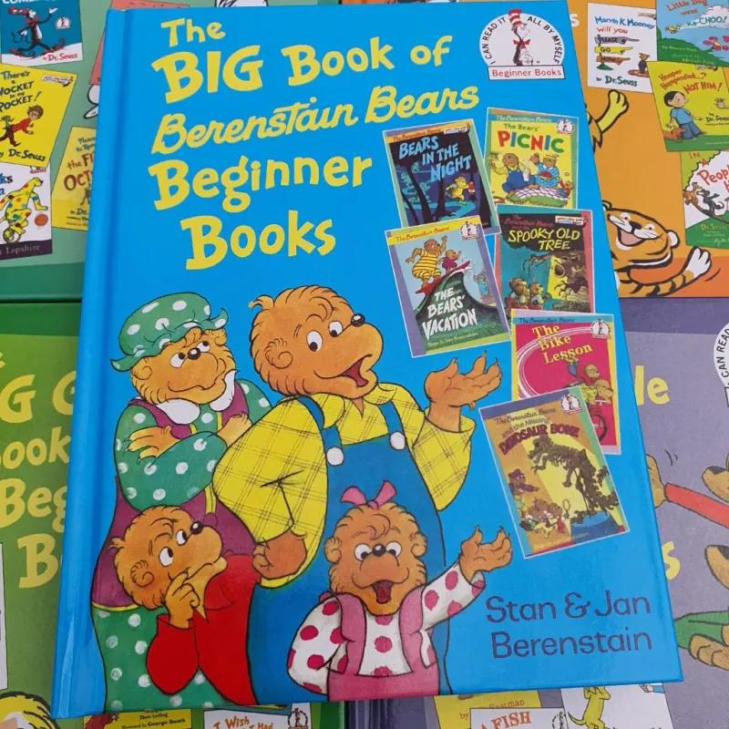 Sách- Dr seuss - The Big Book of Beginner Books, 8 cuốn bìa cứng đẹp có file nghe đù 8q 756016