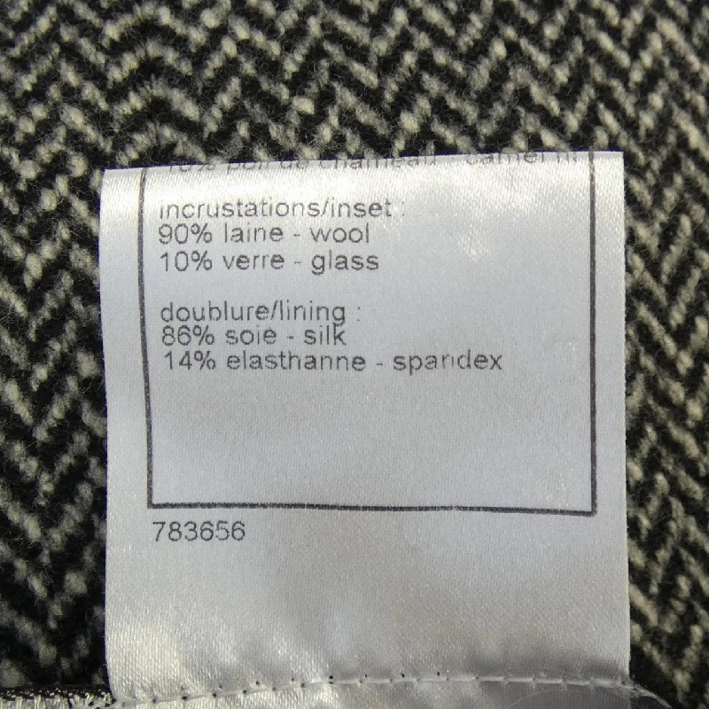 Jacket không cổ CHANEL P33328W04149 - Hàng hiệu Authentic 822355