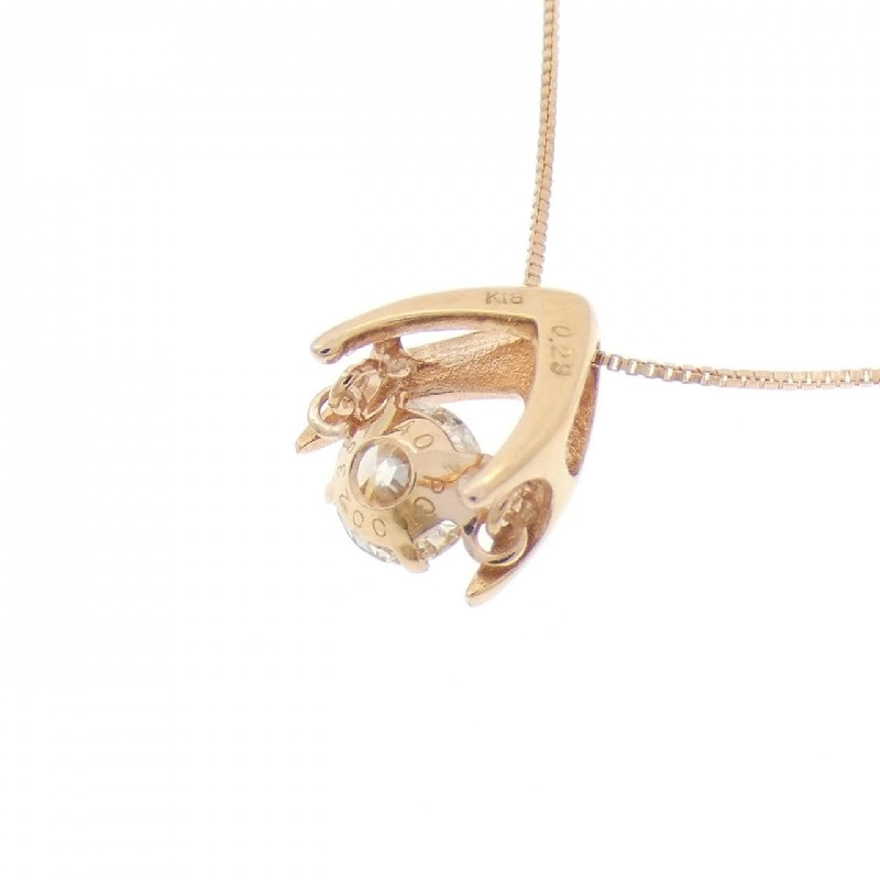 K18PG Dây chuyền kim cương 0.29CT - Hàng hiệu Chính hãng 861208