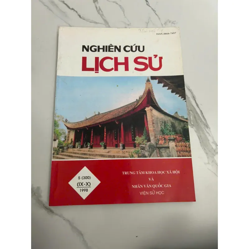 Tạp chí Nghiên cứu Lịch sử - Số 5 (300) - Tháng 9-10/1998 703398