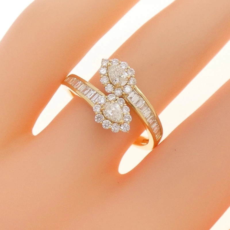 【Sản phẩm mới】Nhẫn kim cương K18YG 0.80CT 670595