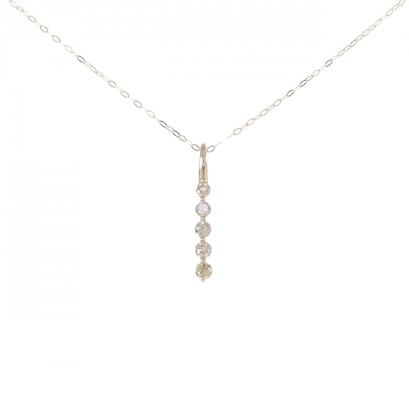 K18PG Dây chuyền kim cương 0.30CT - Hàng hiệu Chính hãng 860612