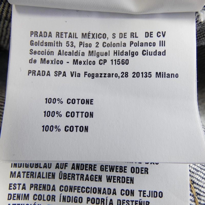 Áo khoác denim PRADA GEB257 SAAO 15C7 - Hàng hiệu Authentic 886658