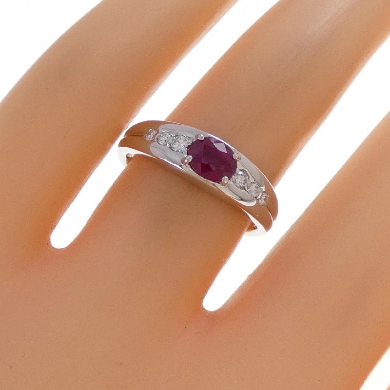 Nhẫn Ruby PT900 0.60CT - Hàng hiệu Chính hãng 855189
