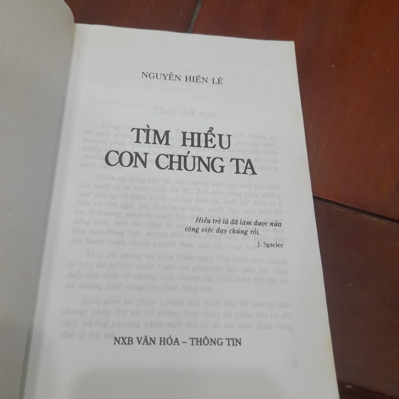 Nguyễn Hiến Lê - TÌM HIỂU CON CHÚNG TA 497981