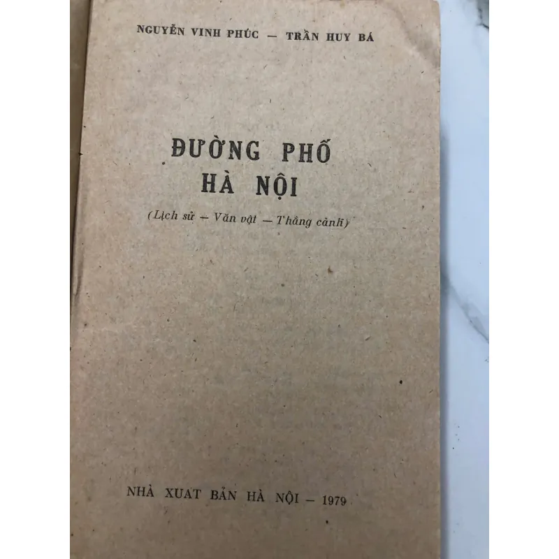 Đường Phố Hà Nội - Nguyễn Vinh Phúc, Trần Huy Bá - Địa chí/Lịch sử 706104