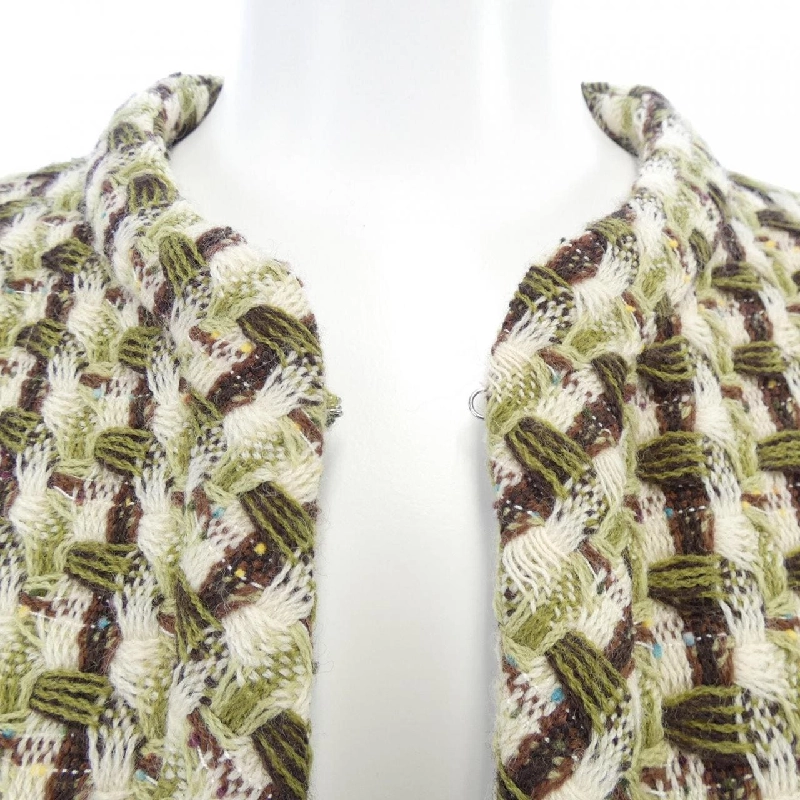 CHANEL P75217V66707 23A Áo khoác không cổ - Hàng hiệu Chính hãng 818171