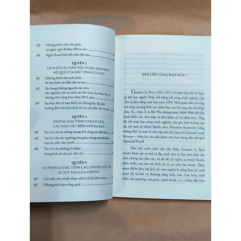 Những Quy Luật Tâm Lý Về Sự Tiến Hóa Của Các Dân Tộc	- Gustave Le Bon 993821
