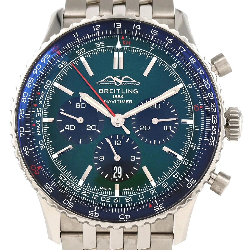 Đồng hồ Breitling Navitimer B01 Chronograph 46 AB0137/AB0137241L1A1 SS tự động - Hàng hiệu Chính hãng 880573