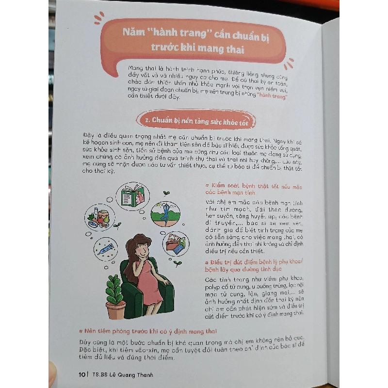 Cẩm nang chăm sóc sức khỏe phụ nữ mang thai - TS.BS. Lê Quang Thanh (chủ biên) 695604