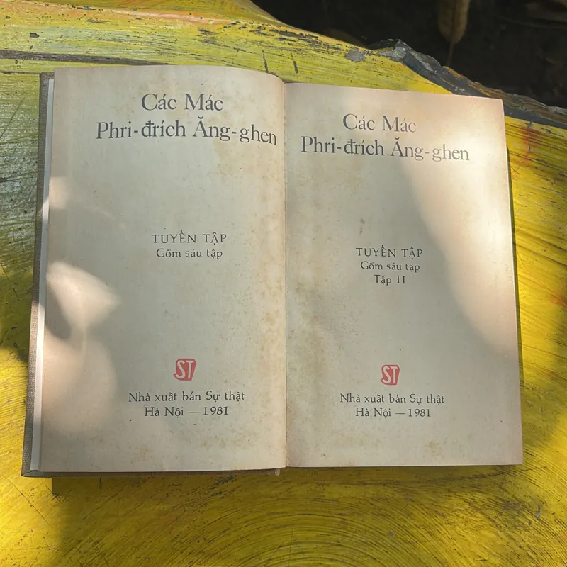 MÁC - ĂNG-GHEN TUYỂN TẬP- (5 cuốn)- nhà xuất bản sự thật 1983 713228