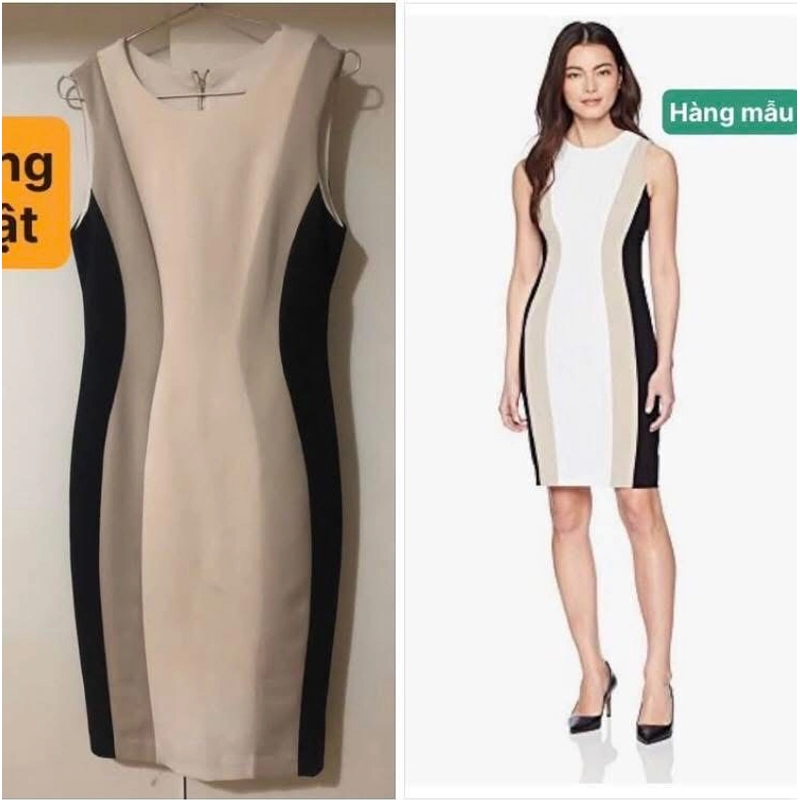 Đầm công sở xuất khẩu, hiệu CK, size X, XL 531315