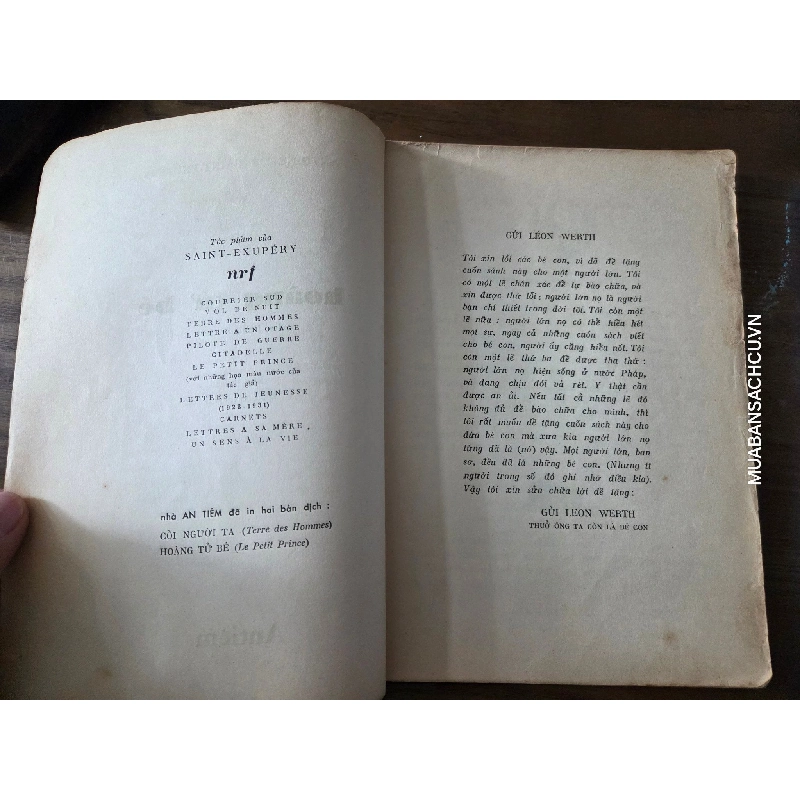 Hoàng tử bé - Saint Exupery (Bùi Giáng dịch, in trước 1975 ) 972296