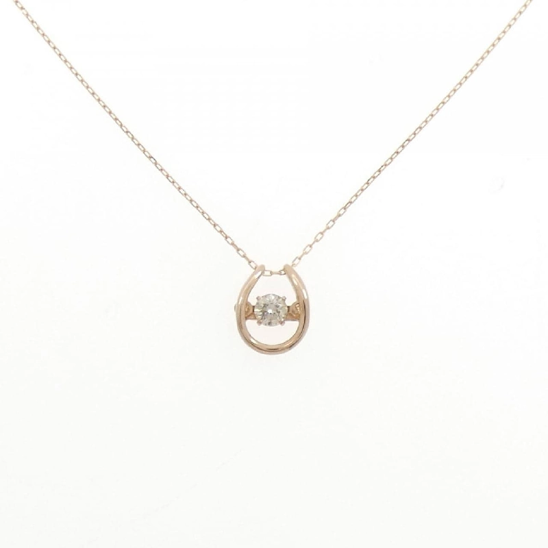 K18PG Dây chuyền kim cương 0.10CT - Hàng hiệu Chính hãng 858572